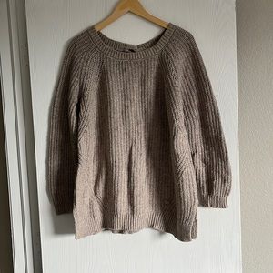 Tan oversized sweater